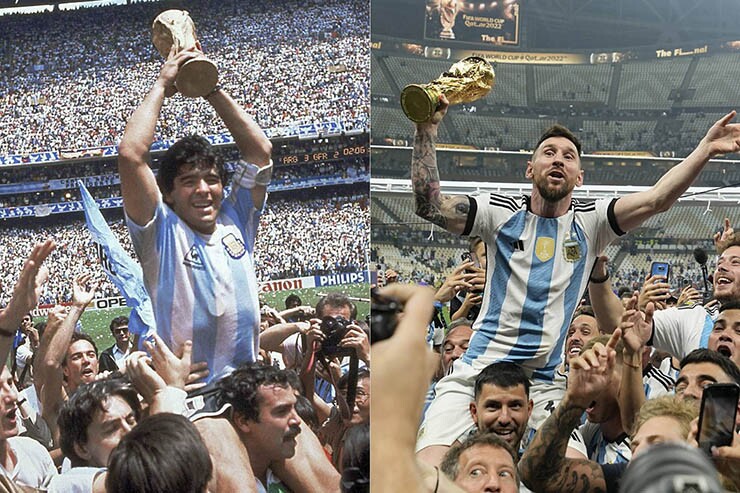 Messi và giấc mơ World Cup 2026: Cơ hội cuối để tạo nên huyền thoại bất tử 4 Messi đã có thể so sánh sự vĩ đại với cố huyền thoại Maradona